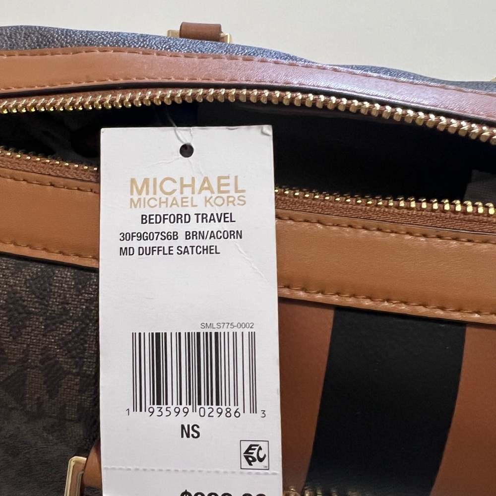 Michael Kors Brown and Black Crossbody Bag - Picture 7 of 15